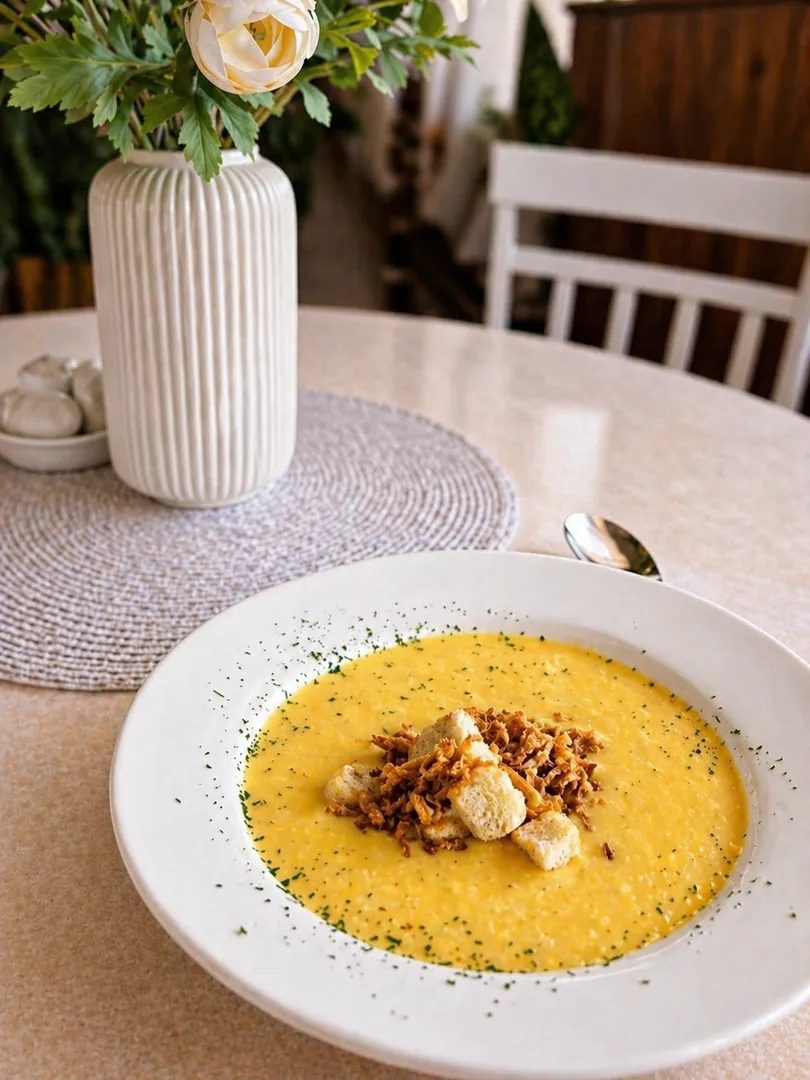 Kreemjas supp röstleivaga